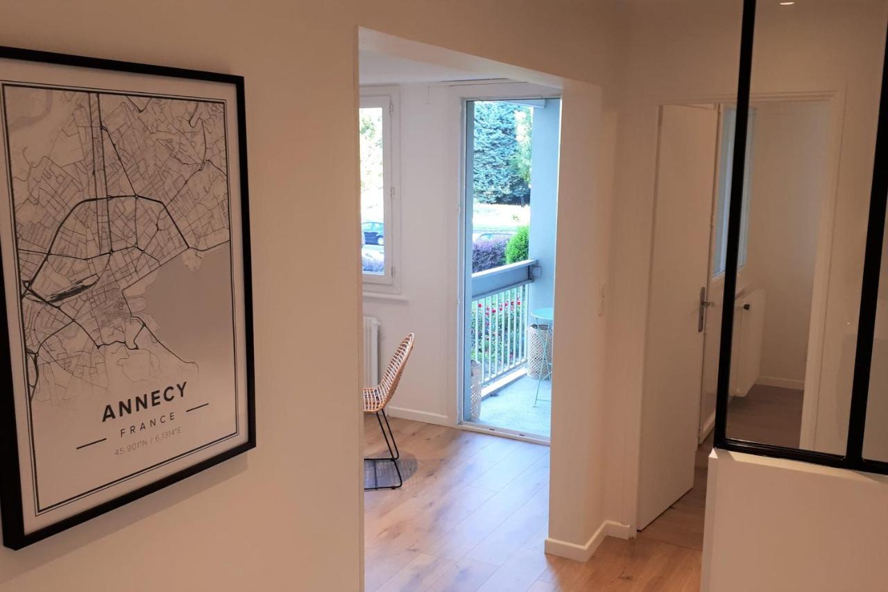 La Roseraie - Apartment 100M From Lake Annecy Bagian luar foto