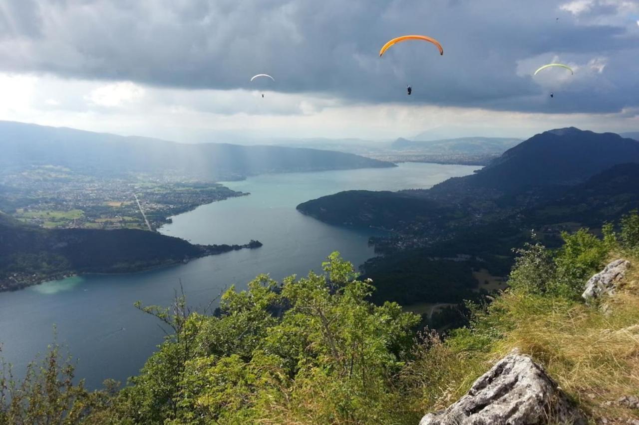 La Roseraie - Apartment 100M From Lake Annecy Bagian luar foto